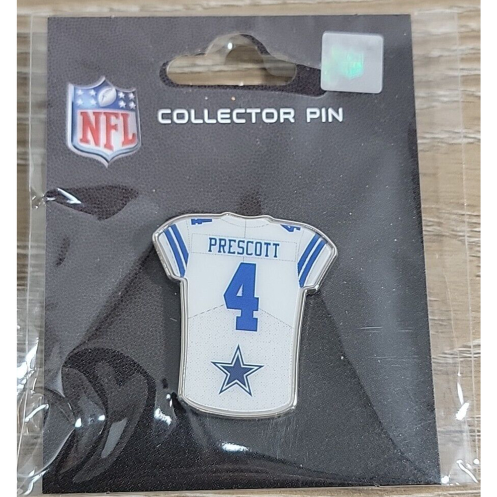 Dallas Cowboys DAK PRESCOTT Jersey Collector Pin NFL